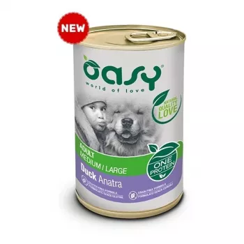 Oasy One Protein Pieaugušiem Suņiem Vidēji/Lieli Pīle 400g