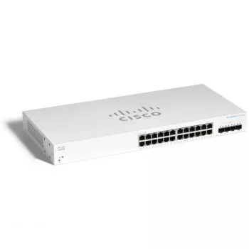 Tīkla slēdzis Cisco CBS220-24T-4X — pārvaldāms L2, 24x Gigabitu (10/100/1000) RJ-45, 4x 10G SFP+