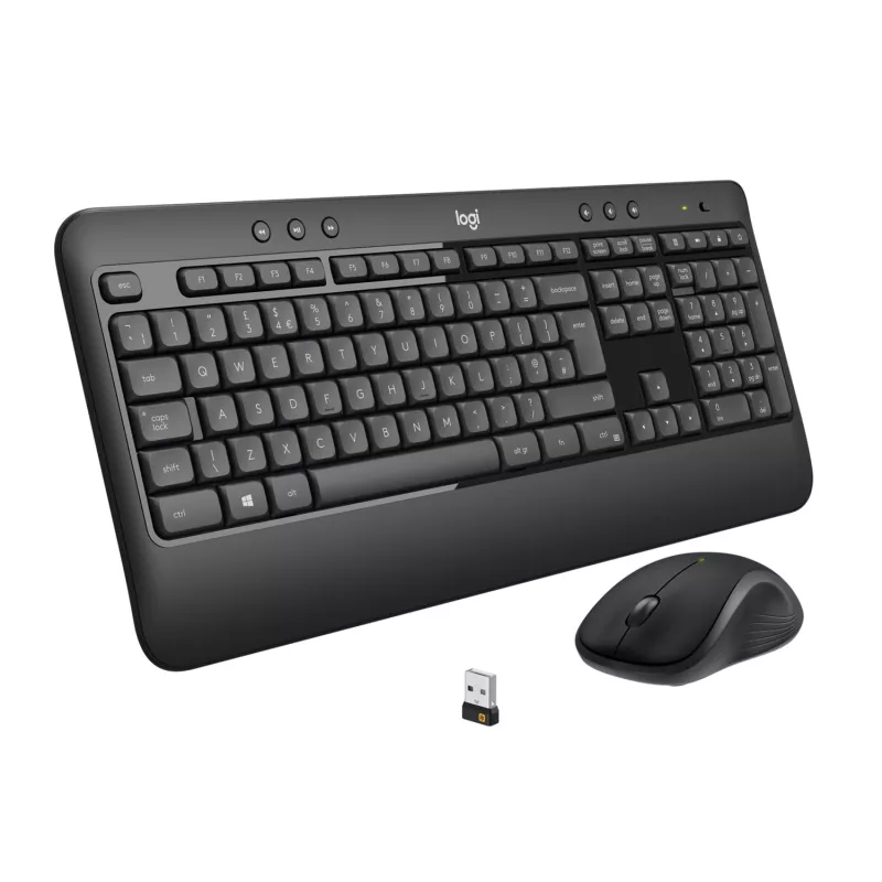 Logitech MK540 Advanced - Bezvadu tastatūras un peles komplekts - 2.4 GHz - Spāņu QWERTY