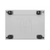 19 collu 32U LANBERG stāvošs skapis 600×800 mm pelēks ar stikla durvīm un LCD (Flat Pack)