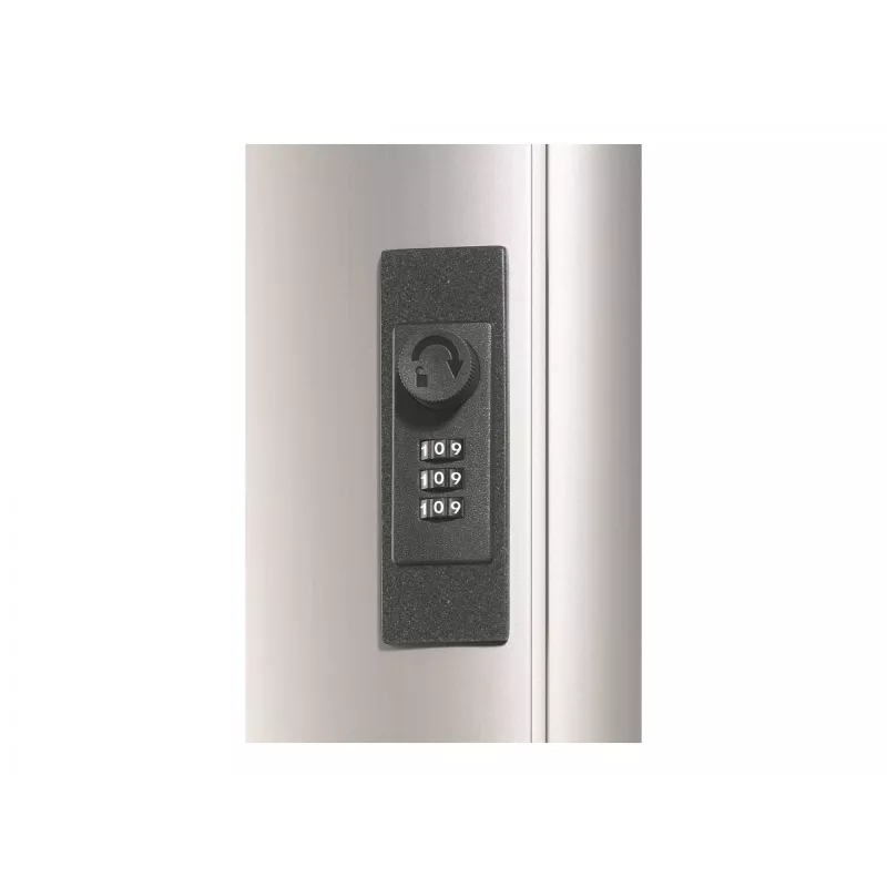 Durable KEY BOX code 72 atslēgu skapis, alumīnijs, sudrabs, 72 āķi