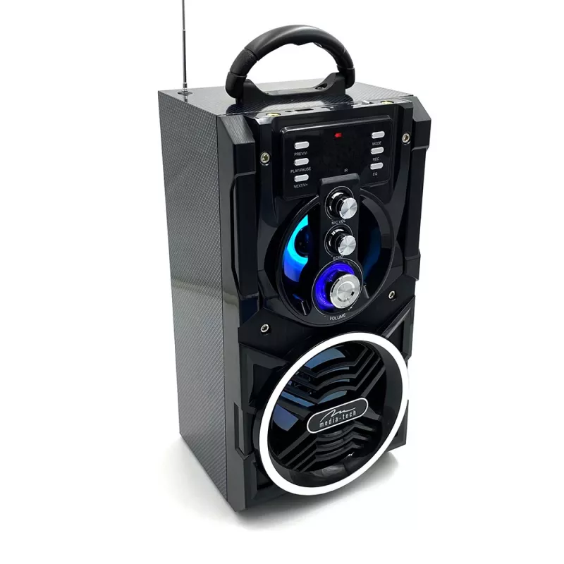 Pārnēsājams stereo skaļrunis Media-Tech PARTYBOX BT MT3150 Melns