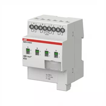 ABB REG SA/S4.16.6.2 4-kanālu slēdža izpildmehānisms, 16 A, C-slodze, DIN sliede