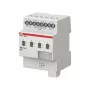 ABB REG SA/S4.16.6.2 4-kanālu slēdža izpildmehānisms, 16 A, C-slodze, DIN sliede