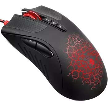 BLOODY A90 Gaming pele, labā roka, USB-A, optiskā, 6200 DPI