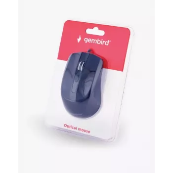 Gembird MUS-4B-01 pele, ambidekstrāla, USB Type-A, optiskā, 1200 DPI