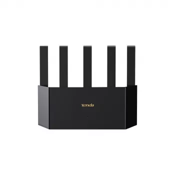 Bezvadu maršrutētājs TENDA TE3L Wi‑Fi 7 (BE3600), 3x Gigabit LAN, 1x WAN, 512 MB RAM, VLAN, NAT, WPA, melns