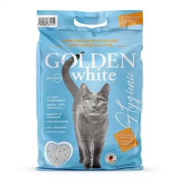 Kaķu pakaiši Golden Grey 14 kg bentonīta kunkuļojoši, lavandas smarža, bezputekļu, nelīp pie ķepām
