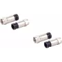 ShiverPeaks 85029-A-SET2 F-tipa kompresijas savienotāju komplekts 7 mm kabelim, 2 gab.