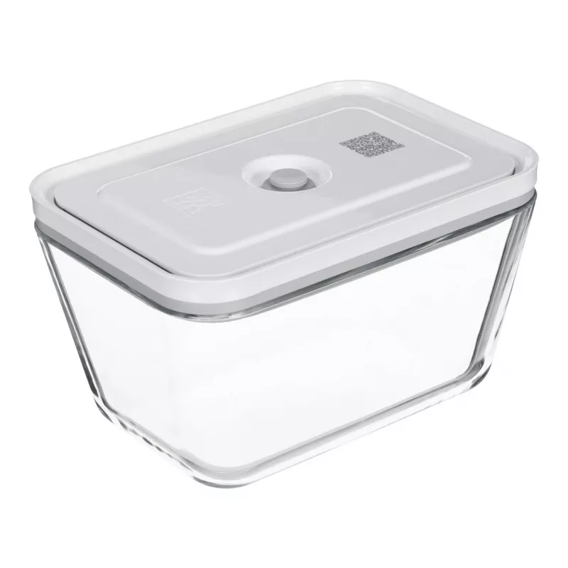 Pārtikas uzglabāšanas kārbu komplekts ZWILLING FRESH & SAVE taisnstūra stikls/plastmasa 3 gab., 0,35/0,75/1,6 L, hermētisks, mikroviļņu/cepeškrāsns/ledusskapis drošs