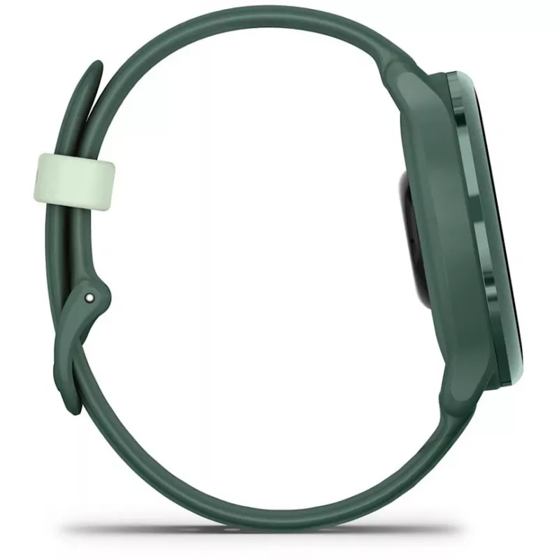 Viedpulkstenis GARMIN vívoactive 6 – sporta pulkstenis, 42 mm alumīnija/polimēra korpuss, AMOLED 1,2 collu, GPS, 5 ATM, optiskais HR, SpO2, 8 GB, zaļš