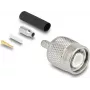 DELOCK TNC gofrējamais spraudnis RG-174 / RG-316 ar termosarūkas uzmavu, 1 gab.