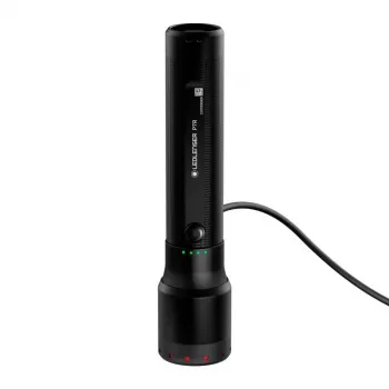 Rokas laterna Ledlenser P7R Black uzlādējama LED 1000 lūmeni, 3.7V 21700, IP68, 159 mm, 360 g