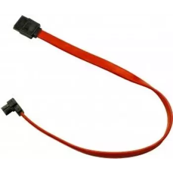 Inter-Tech SATA kabelis - Serial ATA 150/300/600 - SATA uz SATA - 50cm - 90° spraudnis, fiksēts (88885312)