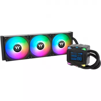Šķidruma dzesēšanas komplekts Thermaltake LA360-S ARGB 12 cm Melns