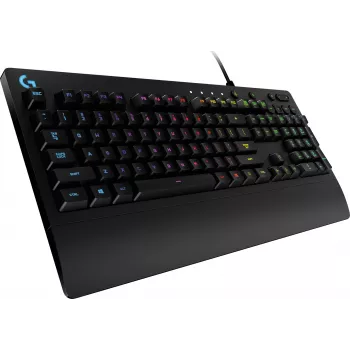 Logitech G G213 Prodigy - pilna izmēra (100%) - USB - mehāniskie slēdži - QWERTY - RGB-LED - Melns