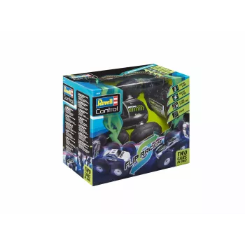 Revell Control 24634 Stunt Car FlipRace Ieejas līmeņa elektriskais RC monster truck ar visu riteņu piedziņu (24634)