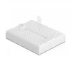 Breadboard bezlodēšanas DELOCK 18316 — prototipēšanas plate, plastmasa, 36×46×10 mm, balta