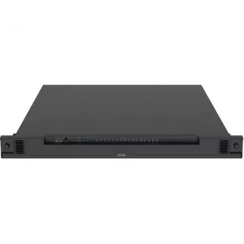 Tīkla video ierakstītājs AXIS S2216 Mk II 1U Melns — 16 kanāli, līdz 7680×4320, 4 TB HDD (maks. 16 TB), 256 GB SSD, RAID 0/1/10, FIPS 140-2 L2