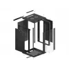 Sienas stiprinājuma skapis LANBERG WF01-6618-10B, 18U, 600×600×907 mm, melns, 60 kg