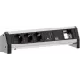 BACHMANN DESK 3x Zemējuma Kontaktligzda 1x USB Lādētājs 1x ABD GST18 (902.0253)