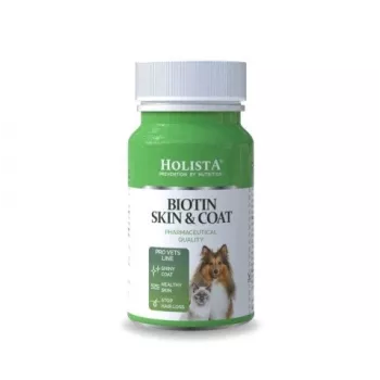 HOLISTA Biotin Skin & Coat - uztura bagātinātājs suņiem un kaķiem - 90 gab.
