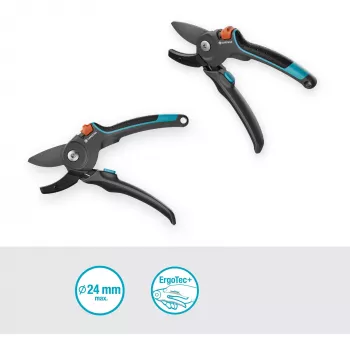 Dārza šķēres GARDENA PremiumCut Flex 12250-20 ar ergonomisku rokturi, vieglas
