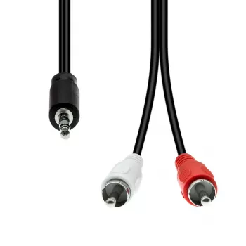Audio kabelis ProXtend M32XRCA-005 — 3-pin uz 2×RCA, 5 m garš