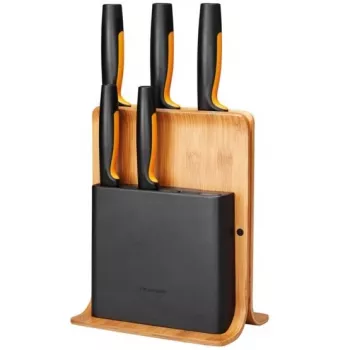 Fiskars 1057552 Slotveida nažu bloks no bambusa ar 5 slotiem
