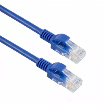 Sbox UTP-1BL CAT5e 1m Zils