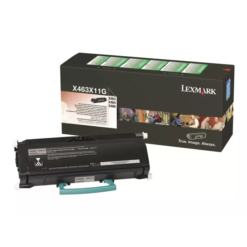 Lexmark X463X11G - Toner melns - X463de, X464de, X466de, X466dte, X466dwe