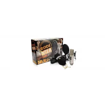 RØDE NT2-a Sudraba Skatuves/studijas kondensatora mikrofons