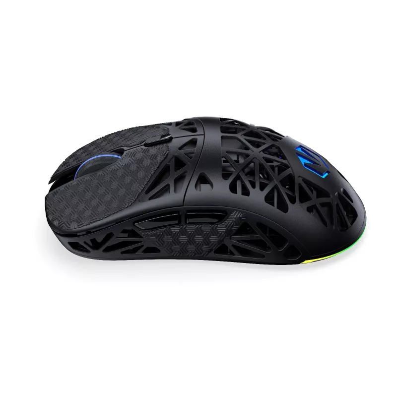 Endorfy LIV Wireless EY6A018 spēļu pele, optiskā 12000 DPI, Bluetooth/2,4 GHz/vadu USB-C, 6 pogas, RGB, melna