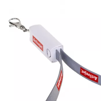 Activejet lanyard ar uzlādes kabeli 3-in-1 telefona lādētājs