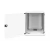 DIGITUS Compact Series DN-19 12-U-S-1 - Sienas skapis - Gaiši pelēks, RAL 7035 - 12U - 48,3 cm (19 inch) (DN-19 12-U-S-1)