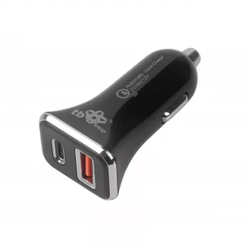 Universāls auto lādētājs USB A+C QC TB ASTBXLU2USBACQC