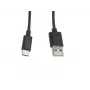 USB 2.0 kabelis Lanberg CA-USBO-10CC-0010-BK (USB-A līdz USB-C, 1m, Melns)