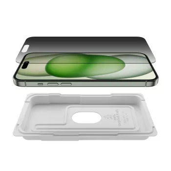 Privātuma aizsargstikls Belkin OVA168HQ iPhone 16 Plus antibakteriāls triecienizturīgs
