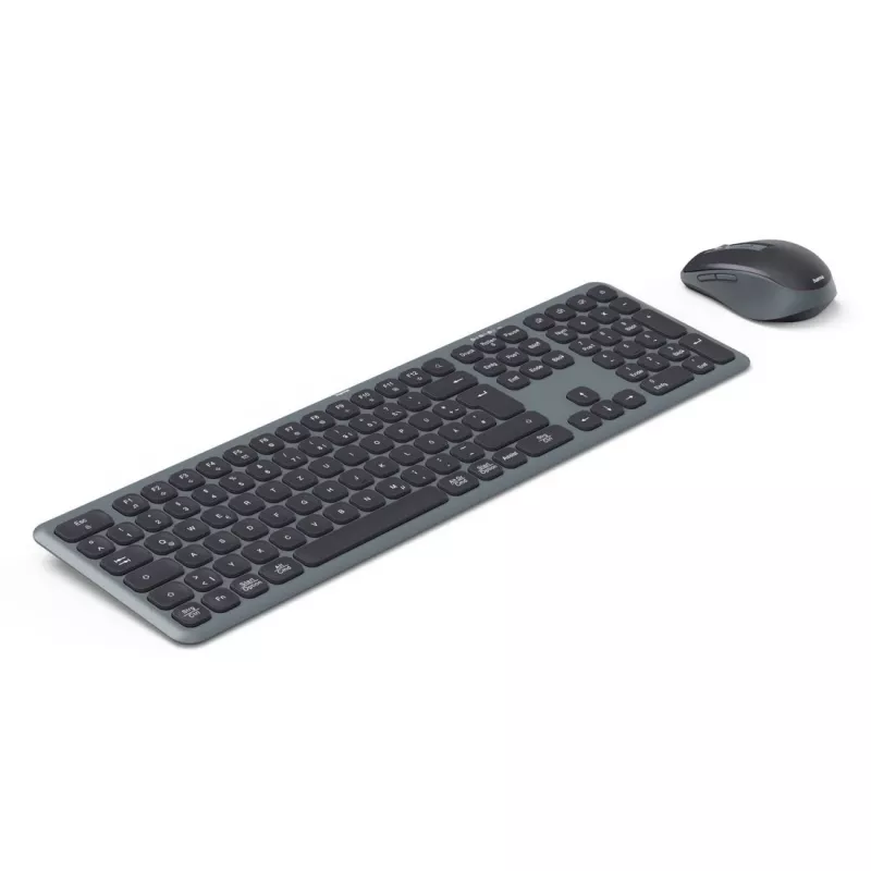 Daudz ierīču bezvadu tastatūras un peles komplekts melns HAMA