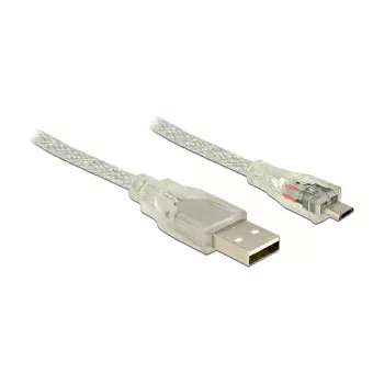 USB kabelis DeLOCK 0.5m USB2.0-A/USB2.0 Micro-B