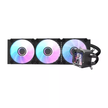 Darkflash DV360S CPU ūdens dzesētājs 360mm radiators, RGB apgaismojums, melns