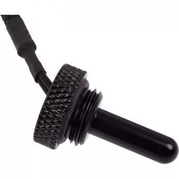 Alphacool Eiszapfen temperatūras sensors Plug G1/4 - šķidruma dzesēšanas sistēmai - Deep Black - 50 cm