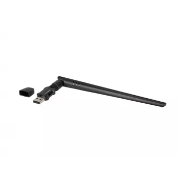 Lanberg NC-0900-WIE USB 2.0 bezvadu tīkla karte AX900 ar ārējo antenu