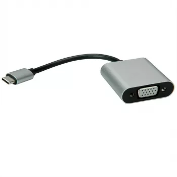 VALUE ārējais video adapteris USB-C 3.1 uz VGA melns