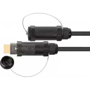 AOC Hybrid High-Speed HDMI 2.0b, stahlarmiert, 4K @60Hz, 18 GBit/s, schwarz, 70m, PYTHON Series (AOC-HP2070)