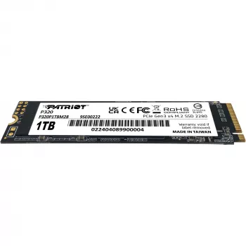 SSD disks Patriot P320 1TB M.2 2280 PCIe 3.0 x4 NVMe