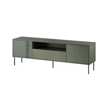 Cama EF TRESSE RTV skapis 180x40x54.5 matēts zaļš