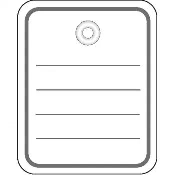 Preču birkas HERMA 6820 40x50 mm ar cilpiņu 1000 gab