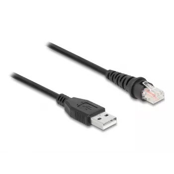 DeLOCK RJ50–USB 2.0 Type-A vads svītrkoda skenerim 2 m