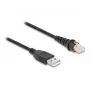 DeLOCK RJ50–USB 2.0 Type-A vads svītrkoda skenerim 2 m